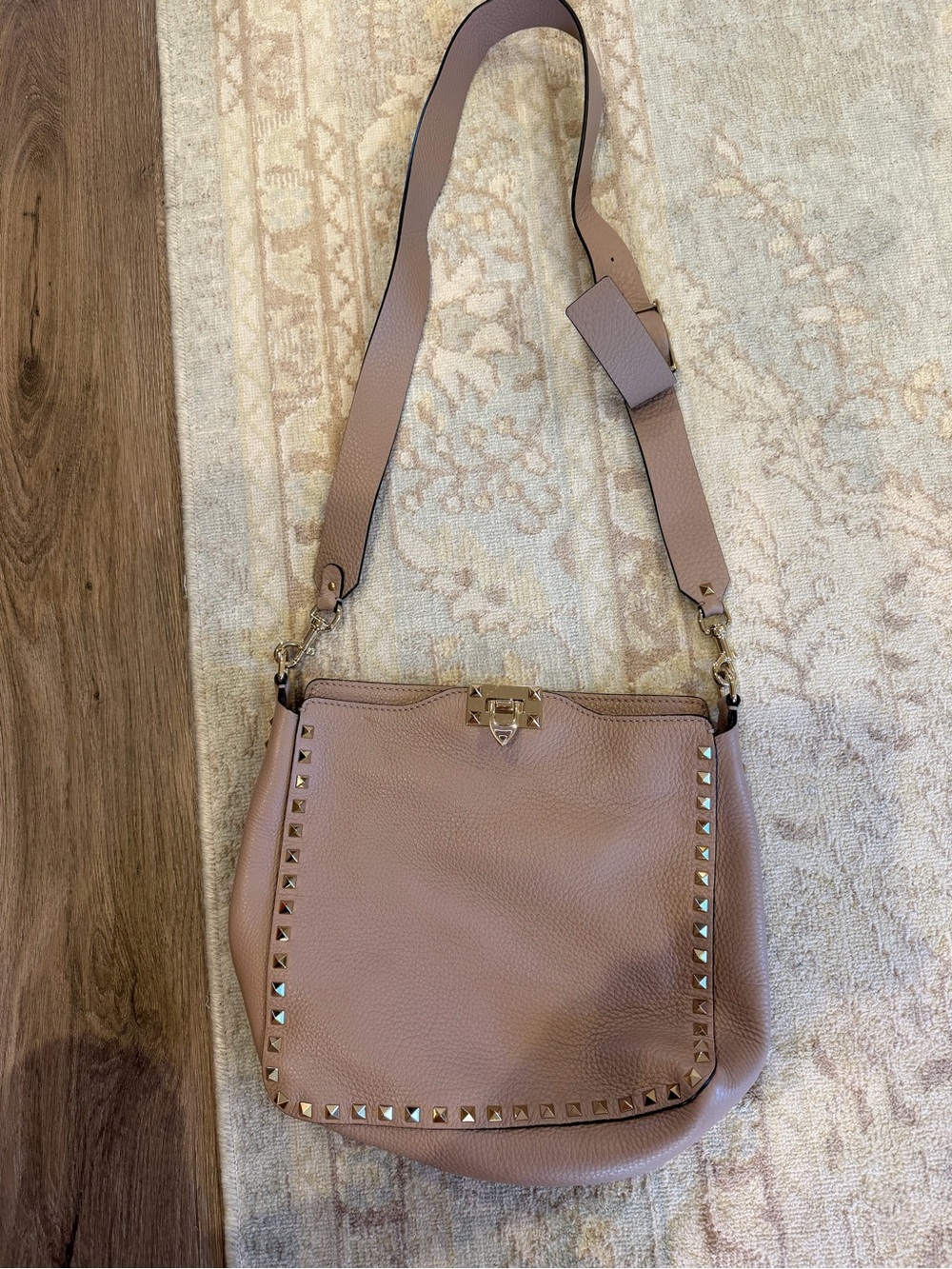 Valentino Women's Crossbody Bag in Taupe